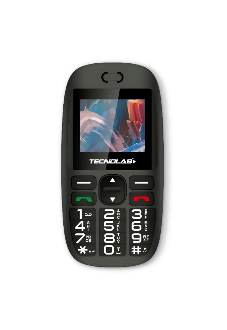 Teléfono Senior Adulto Mayor + Función S. O. S 4G Black 486B-1