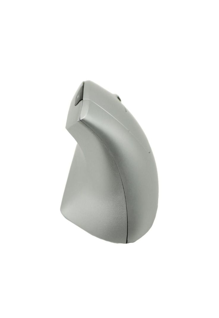 Mouse Vertical Ergonómico Inalámbrico BT Recargable Gris-4