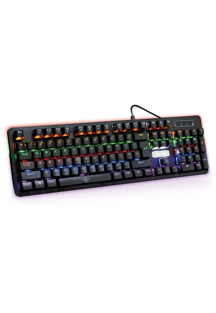 Teclado Mecanico Reptilex FULL RGB  para PC PS X-BOX RX-0018-1