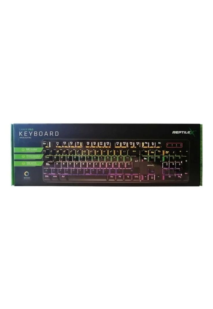 Teclado Mecanico Reptilex FULL RGB  para PC PS X-BOX RX-0018-2