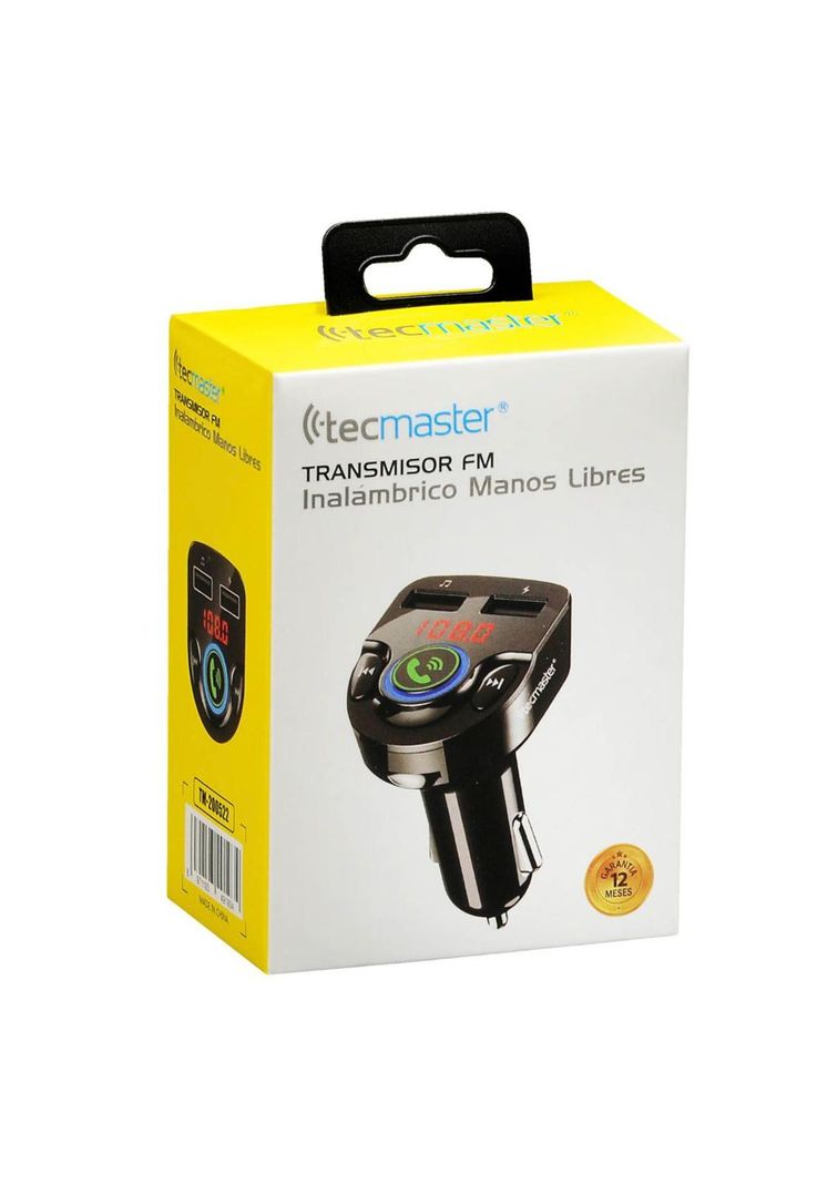 Transmisor FM para Auto BT + Manos Libres + Cargador 3A/ MP3-0