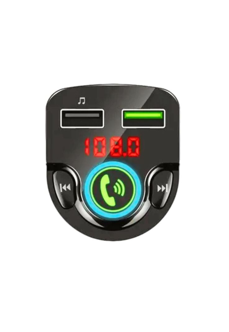 Transmisor FM para Auto BT + Manos Libres + Cargador 3A/ MP3-2