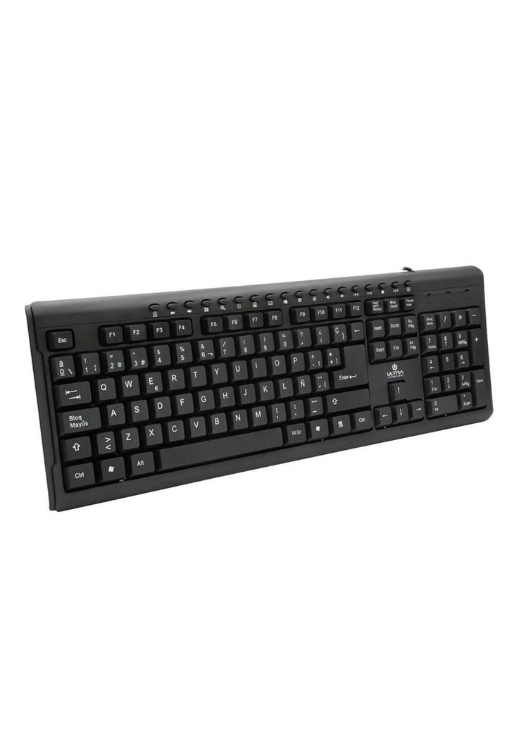 Teclado USB Español con 15 Teclas Multimedia Ultra UT-K110U-2