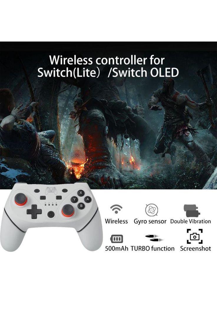 Gamepad Inalámbrico Multiplataformas BT PC/CEL/N.SWITCH L455-3