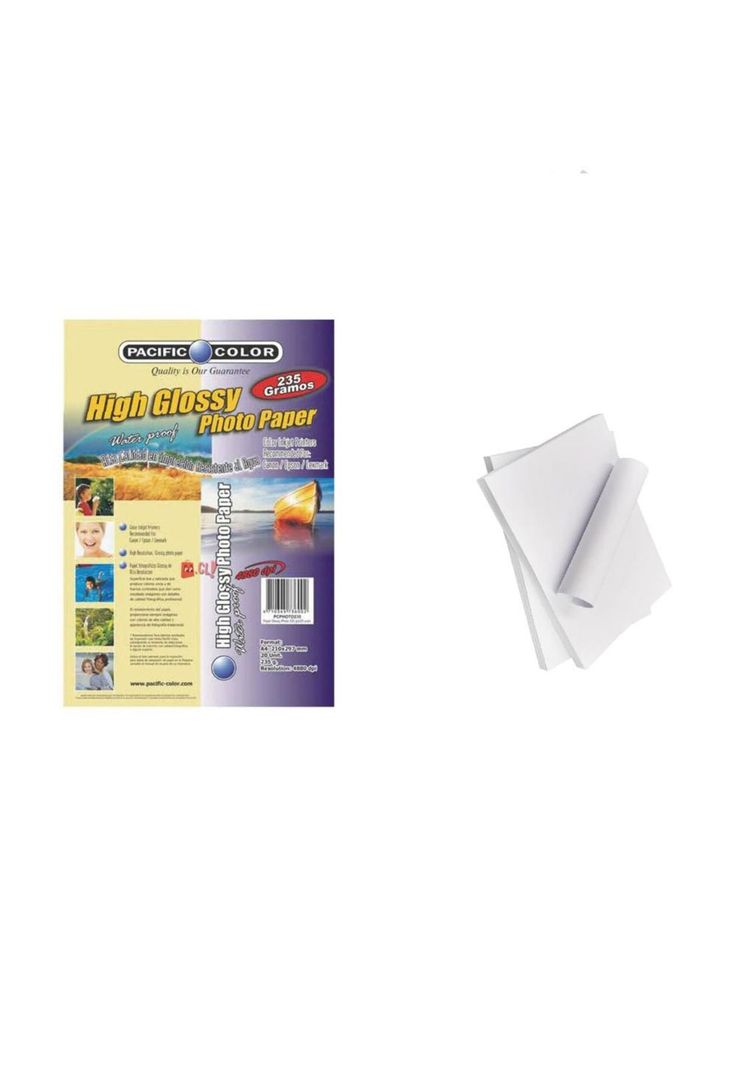 Papel Fotográfico Premium 235G High Quality - Pack 20 Hojas-1