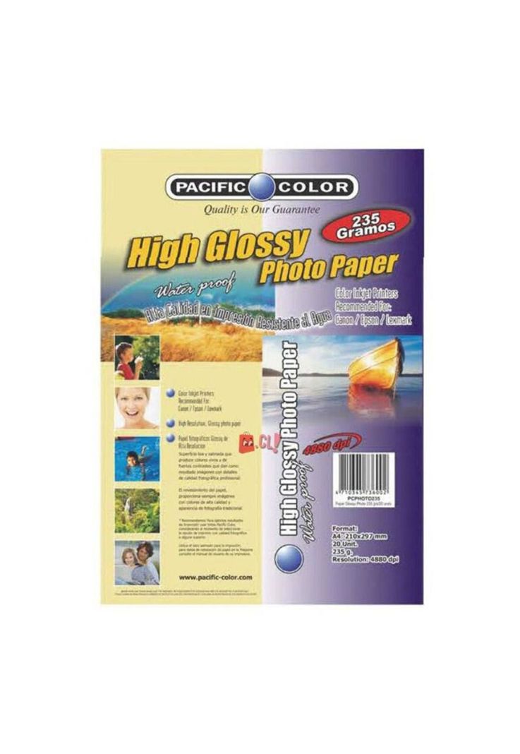 Papel Fotográfico Premium 235G High Quality - Pack 20 Hojas-4