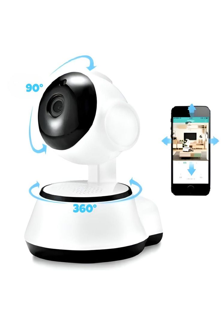 Camara Wifi Rotatoria 360° HD Robotica PTZ Interior W3860-1