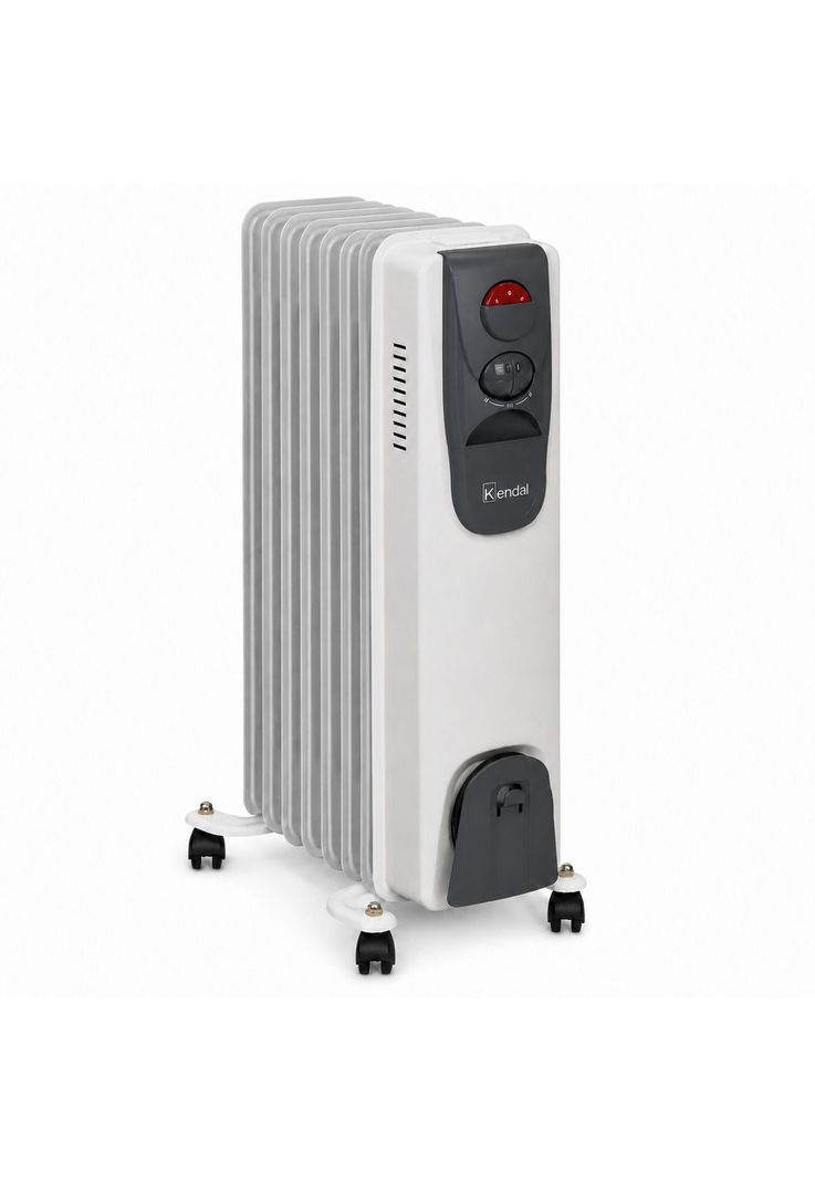 Calefactor Kendal OLEO 1500W Ajustables KO-15000 Hasta 18 M2 Blanco