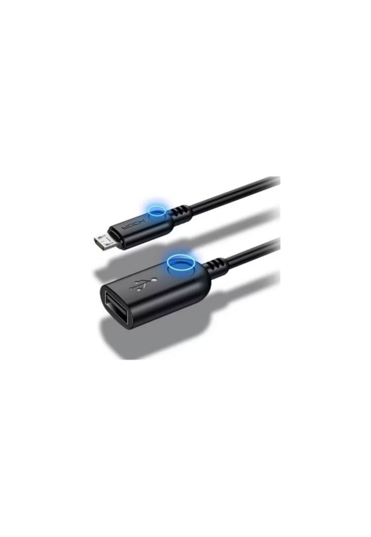 Cable De Datos OTG Micro USB A USB  Hembra 2.0 Rock Rcb0604-0