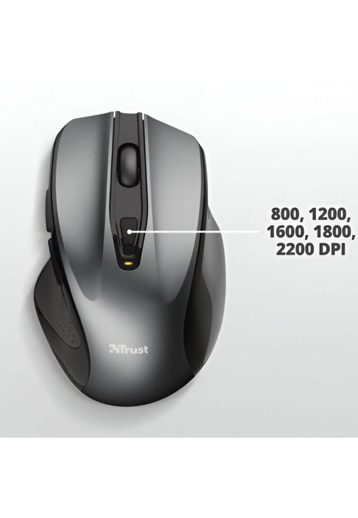 Mouse Trust Nito Wireless Ergonomic Enterprise Black Edition-3