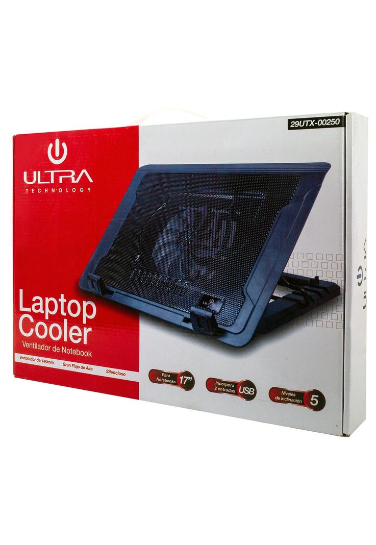 Ventilador para Notebook hasta 17" Altura Ajustable HQ 00250-3