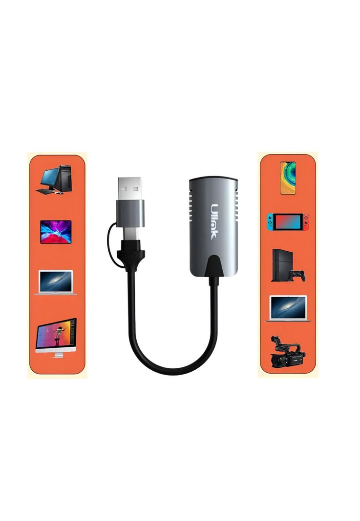 Tarjeta Capturadora de Video 4K HDMI a USB + USB-C  UL-ADV2-4