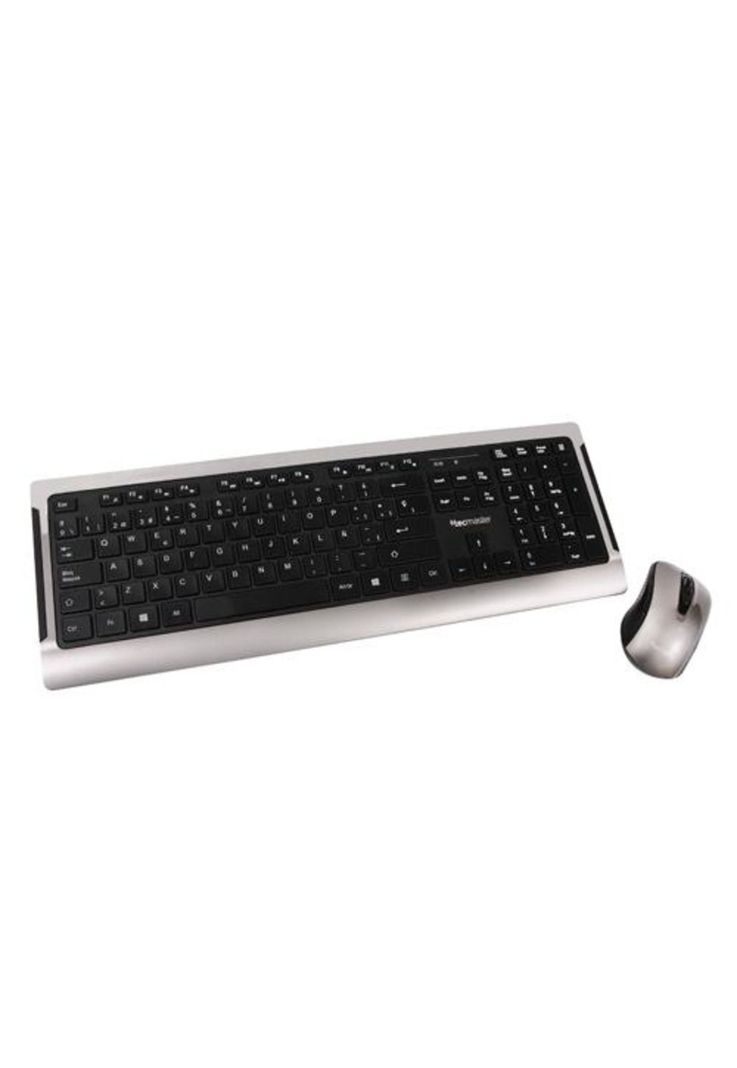 Teclado y Mouse Inalambrico Teclas Planas Tecmaster LD100-2