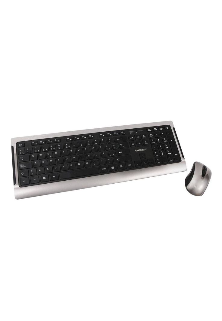 Teclado y Mouse Inalambrico Teclas Planas Tecmaster LD100-3