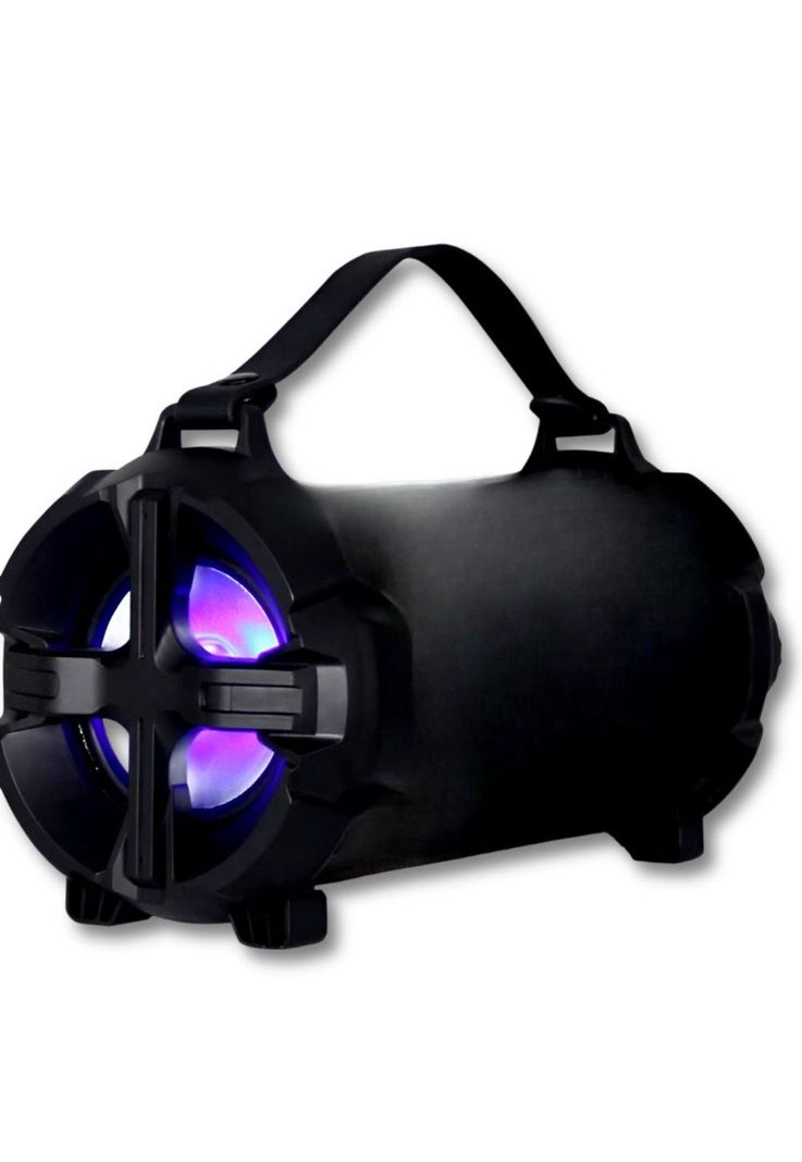 Bazuca Karaoke Monster + Micrófono 518BK Retro-iluminado RGB-6