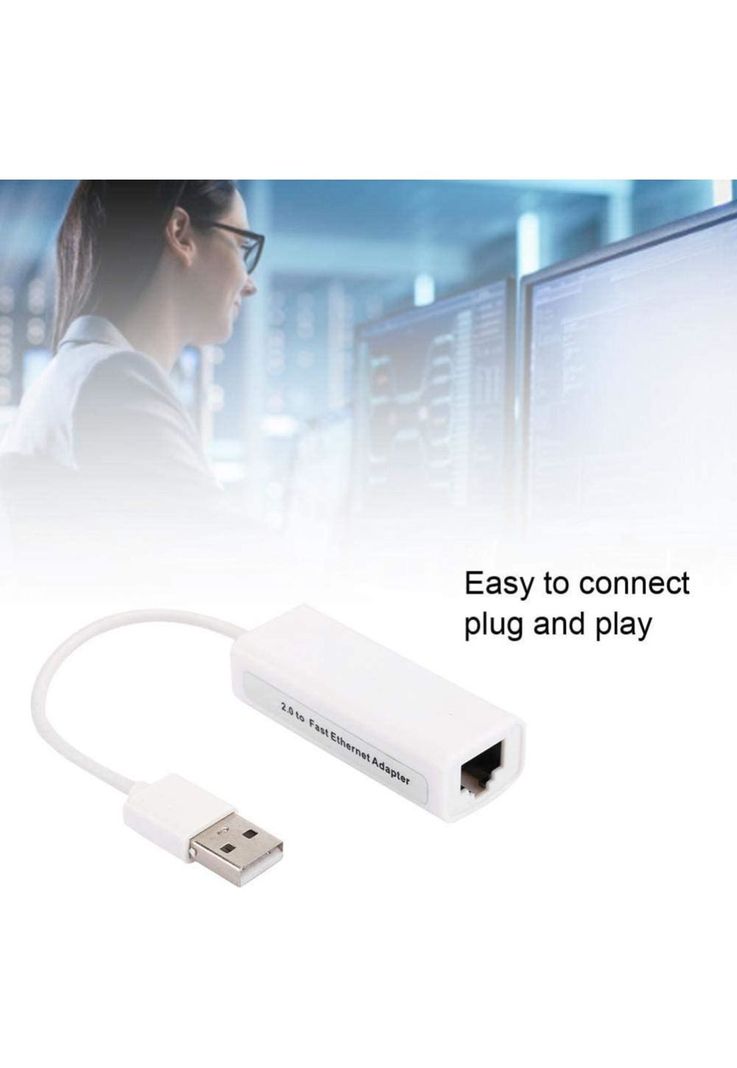 Adaptador Usb con Tarjeta De Red Usb 2.0 DBURJ46-3