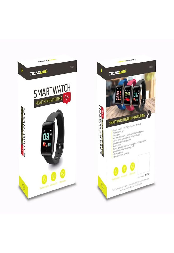 Smartwatch Touch Deportivo Multi Funciones Deportivas Azul-8