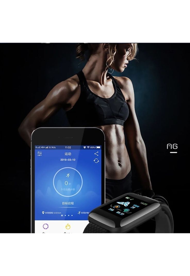 Smartwatch Touch Deportivo Multi Funciones Deportivas Azul-0