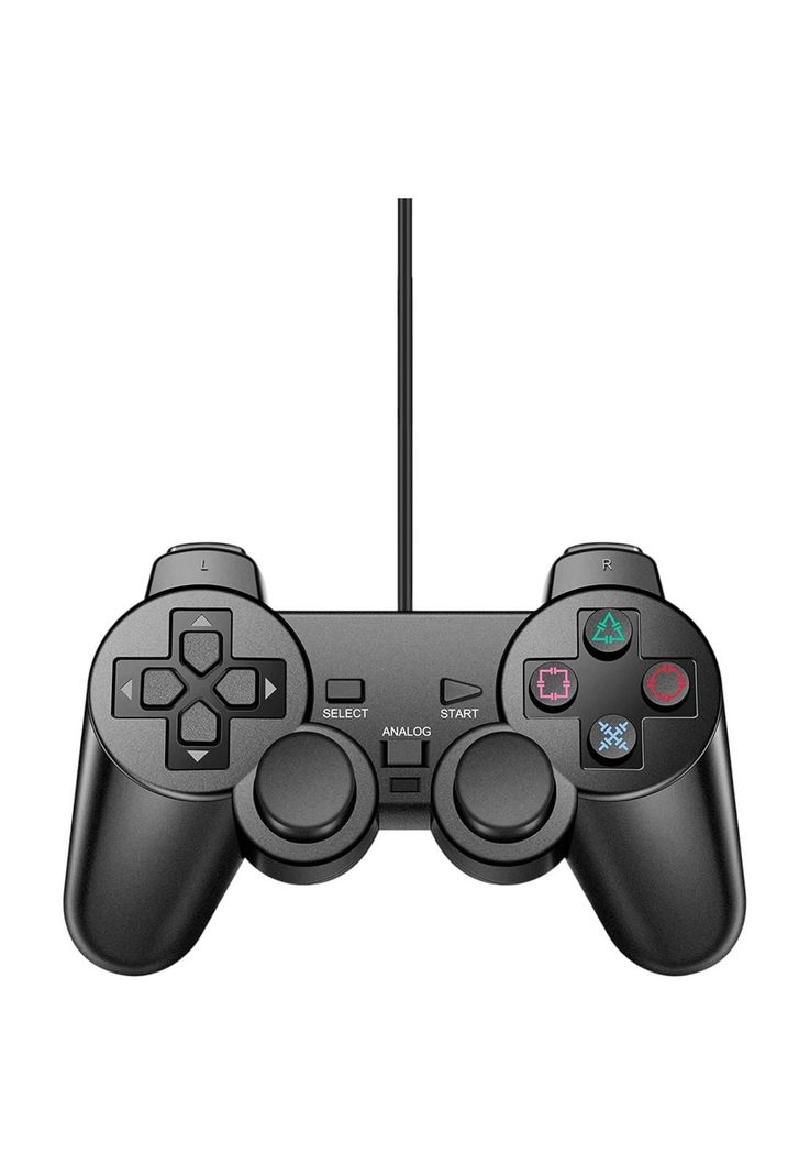 Gamepad USB con Analogos Black Deluxe DBC1001 Negro