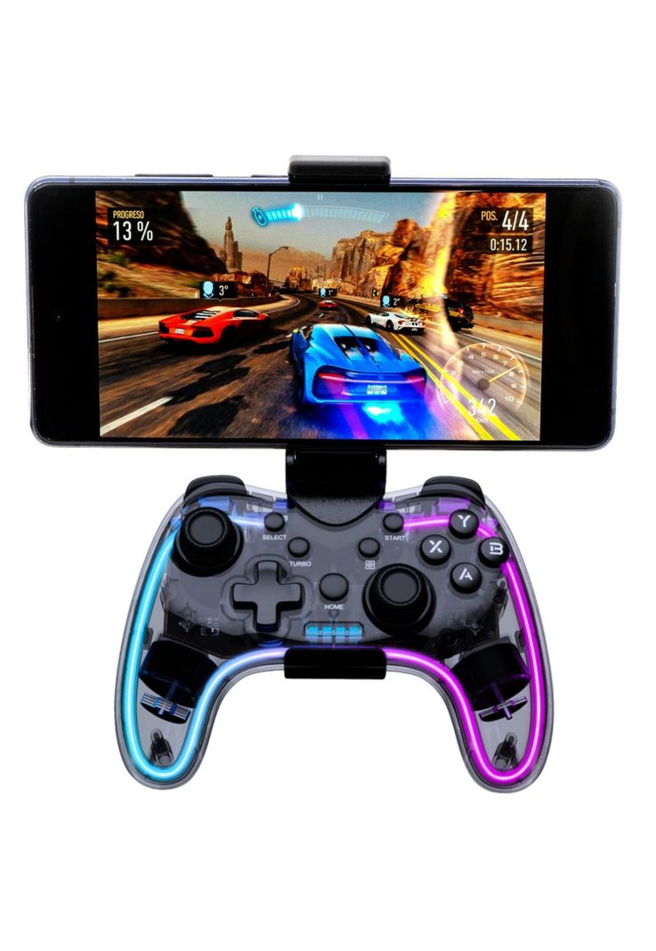 Gamepad Inalámbrico Bluetooth Multiplataformas Deluxe RGB-1