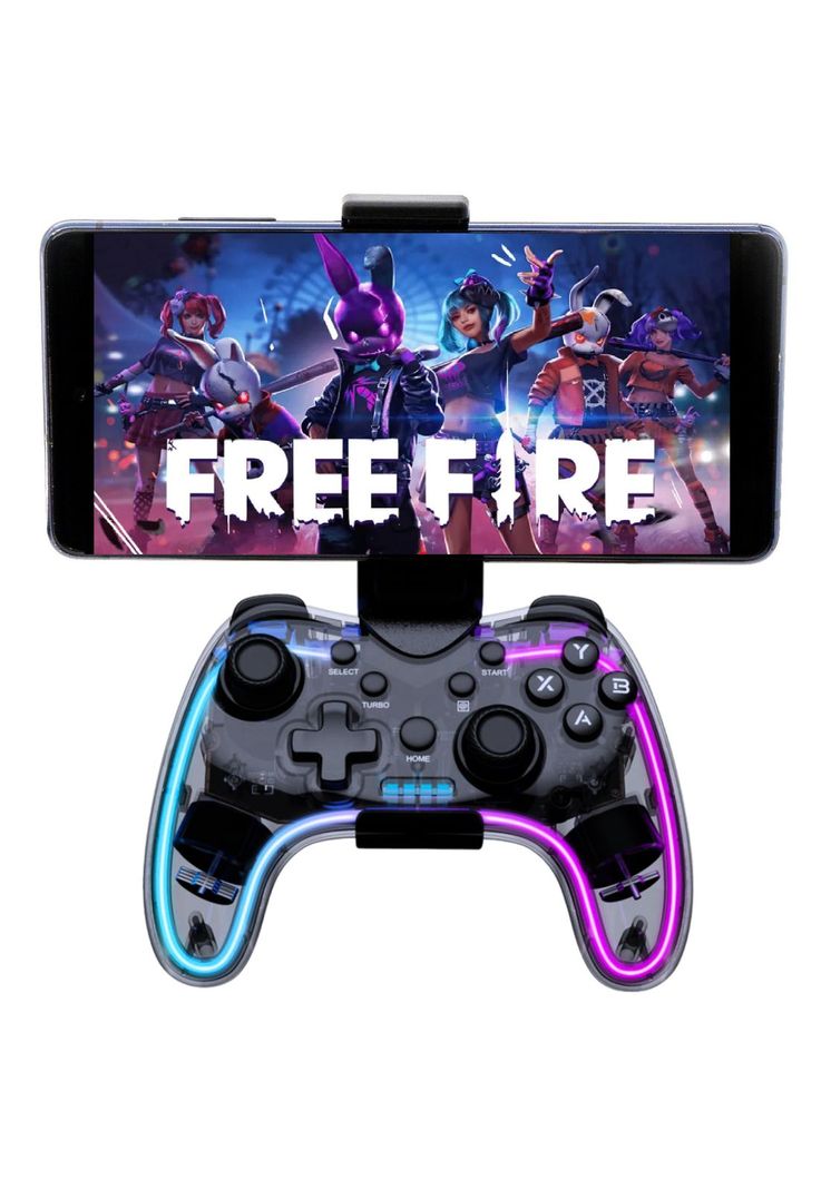 Gamepad Inalámbrico Bluetooth Multiplataformas Deluxe RGB-4