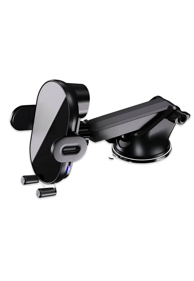 Soporte de Auto con Carga Inalambrica 15W Tecmaster TM200543 Negro
