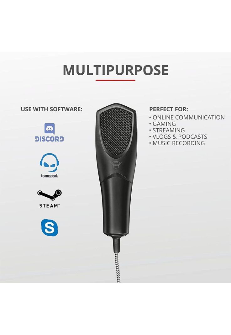 Microfono Usb de Condensador Profesional Trust GXT 232 Mantis-4