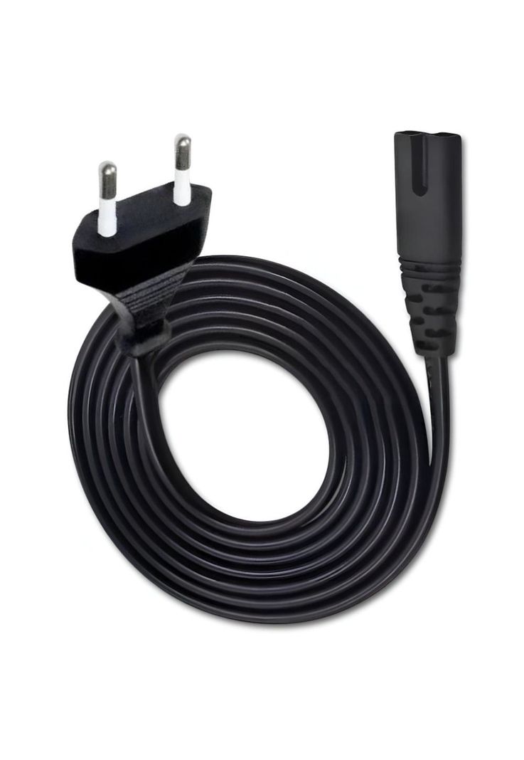 Cable de Poder Tipo 8 Profesional 1.8MT Universal 220V-0