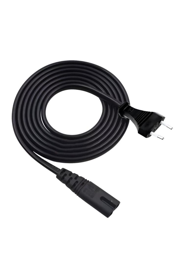 Cable de Poder Tipo 8 Profesional 1.8MT Universal 220V-1