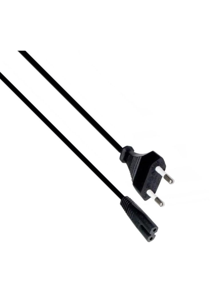 Cable de Poder Tipo 8 Profesional 1.8MT Universal 220V-3