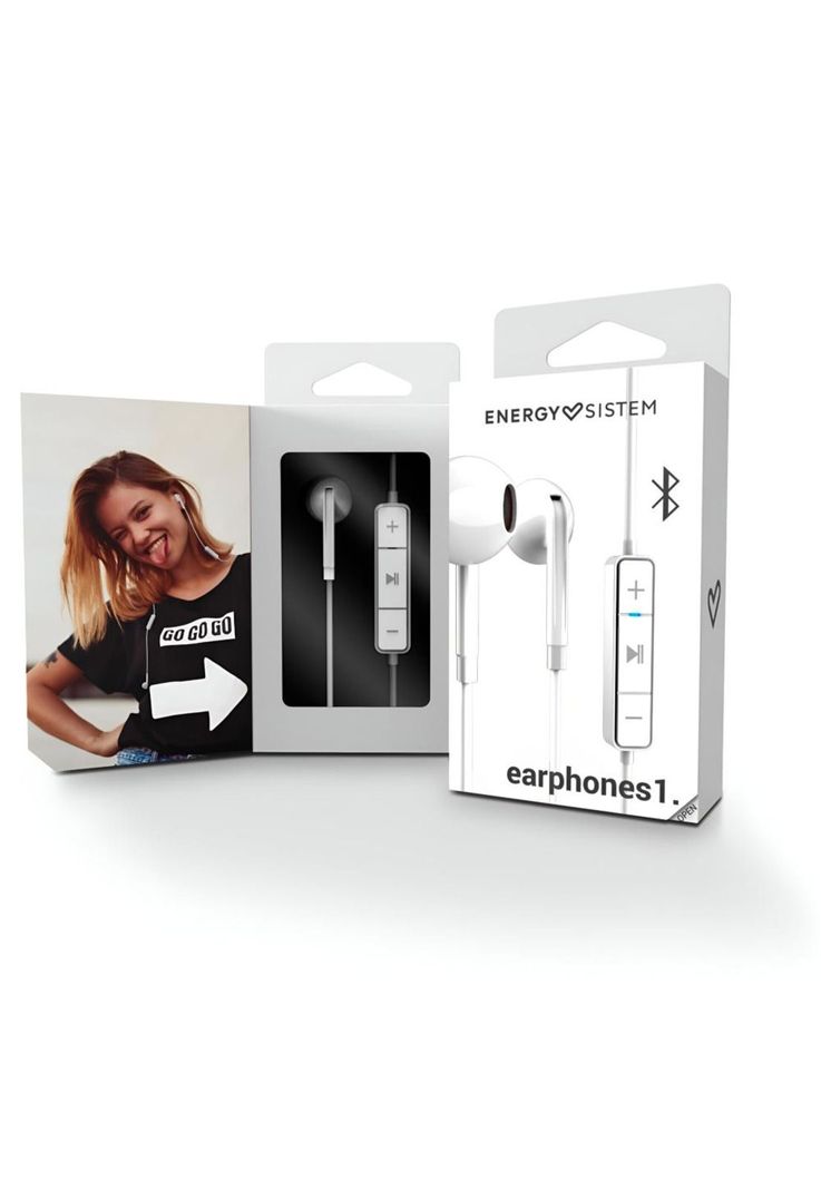 Audífono Bluetooth In Ear Energy Sistem Earphone 1 WH 446919-0