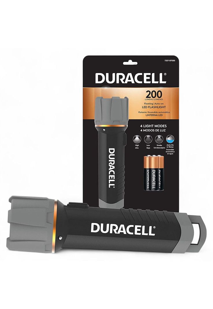 Linterna LED Duracell Flotac Infinity X1 WaterProof 200 Lm Negro