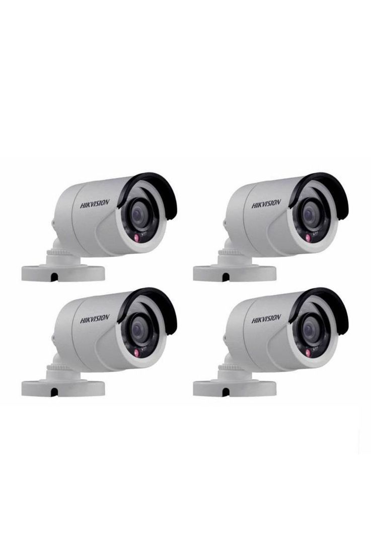KIT DVR 4 Camaras de Seguridad HD Hikvision 1TB Full Pack-1