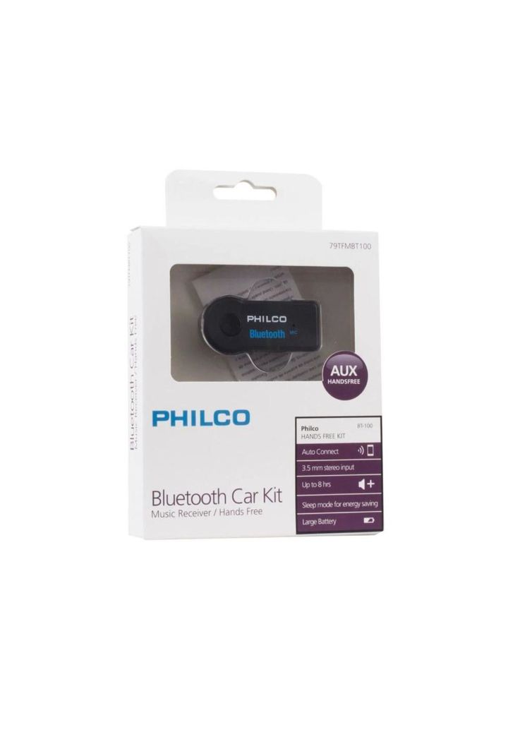 Transmisor de Música vía Bluetooth con Manos Libre BT100-7