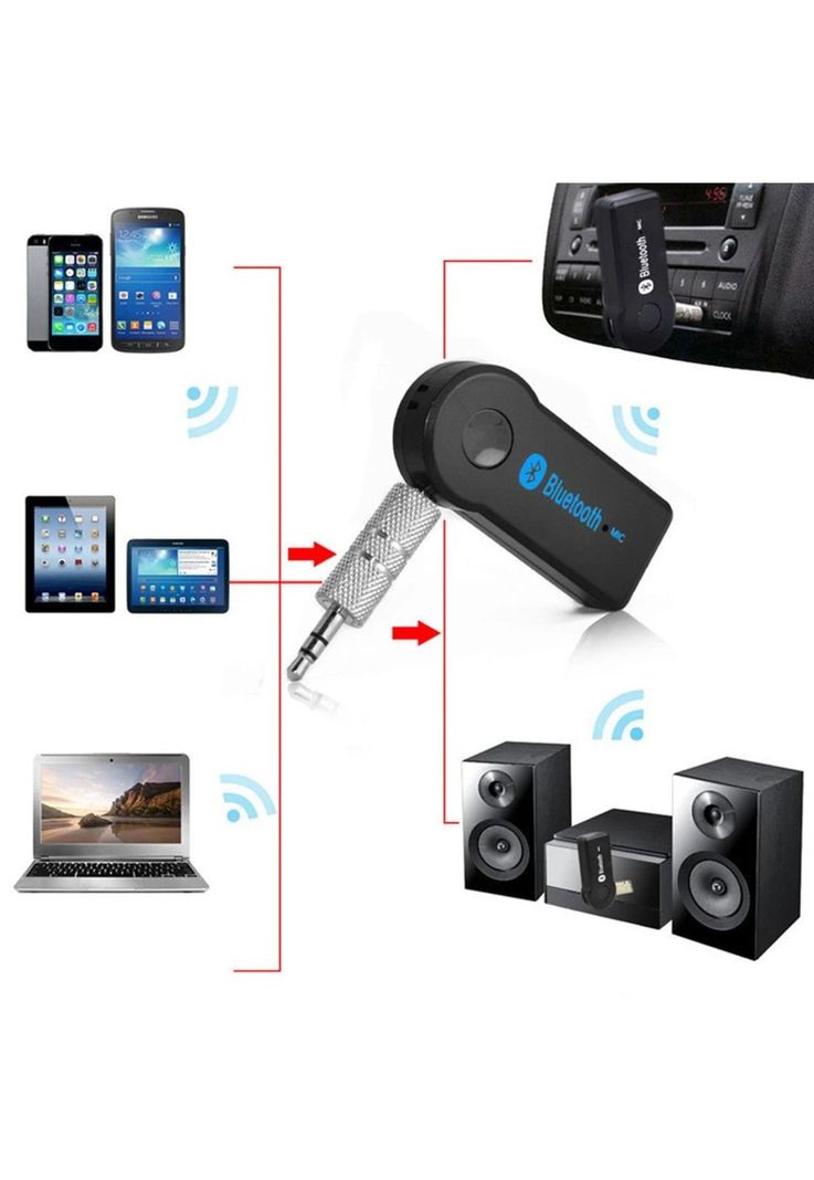 Transmisor de Música vía Bluetooth con Manos Libre BT100-4