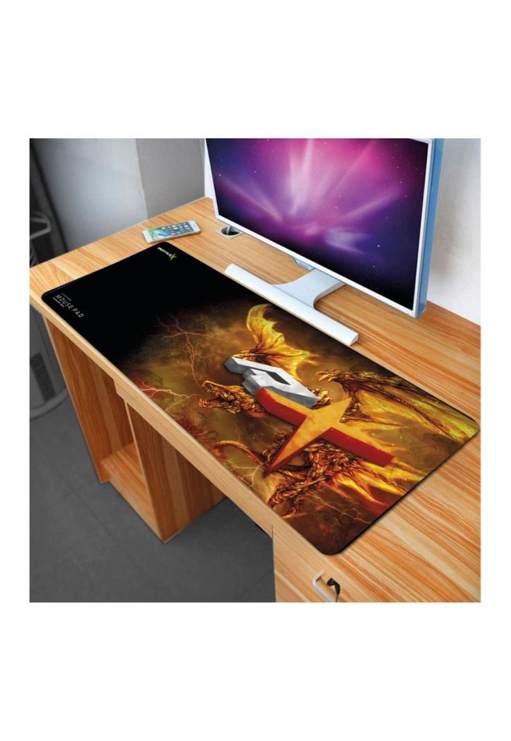 Mouse Pad Gamer 70X30cm Reptilex Orange Edition Rx0009-3