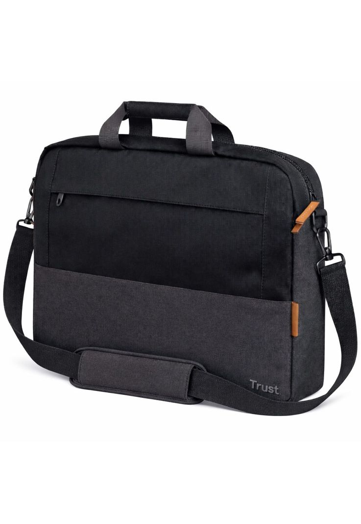 Bolso Notebook Trust Lisboa 16" Max UltraDelgado Black
