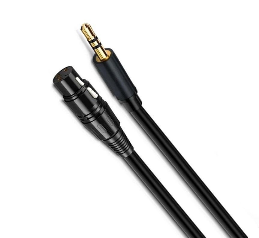 Cable de Audio para Micrófono Canon XLR a 3.5mm 2.5m MC435-1