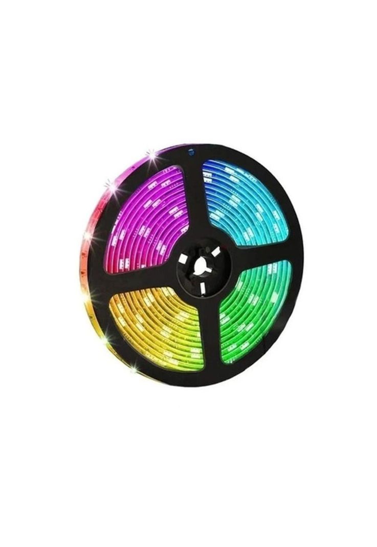 Kit Tira de Luces LED FULL RGB High Power 5 Metro + Control-0