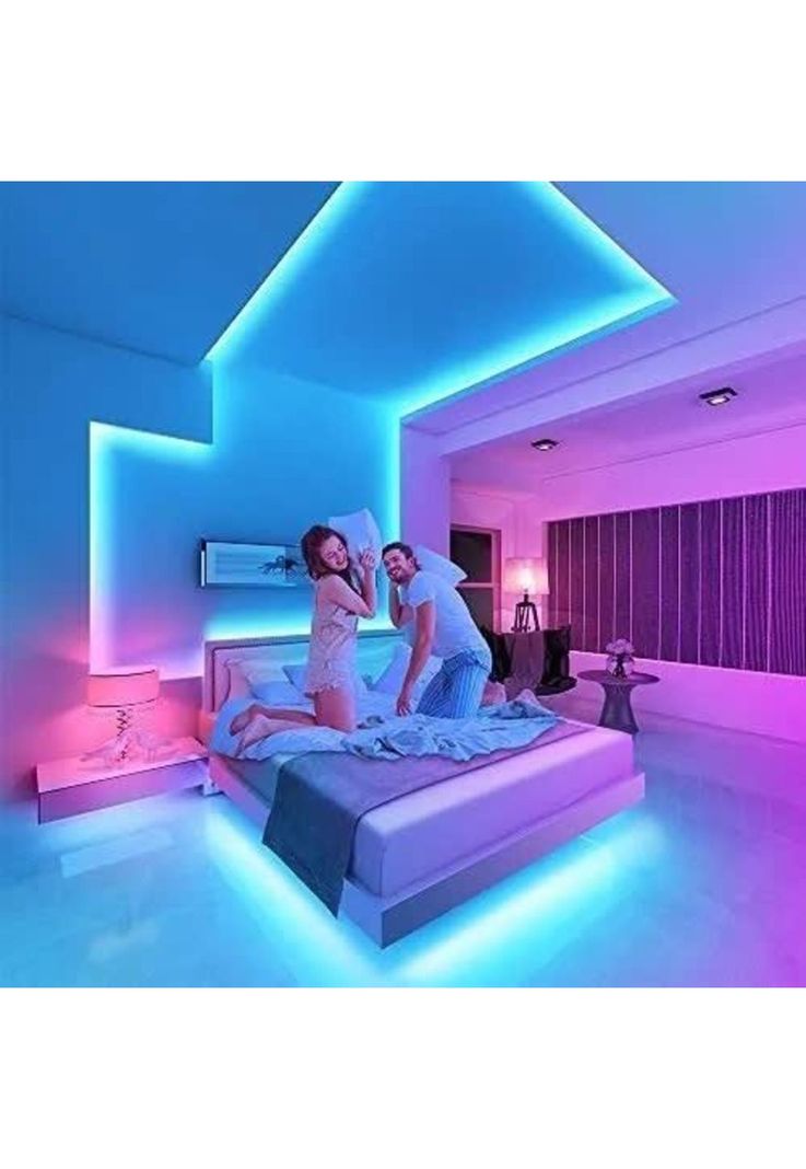 Kit Tira de Luces LED FULL RGB High Power 5 Metro + Control-2