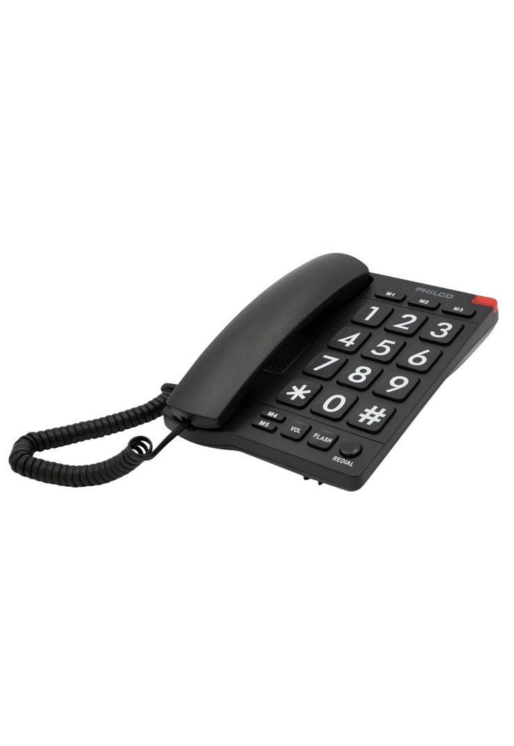 Telefono de Red Fija Adulto Mayor con Números Grandes 170BK-2