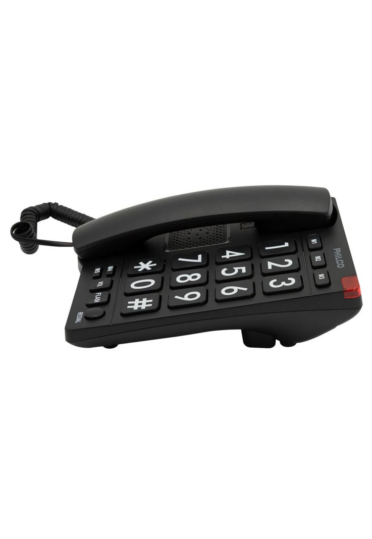 Telefono de Red Fija Adulto Mayor con Números Grandes 170BK-3
