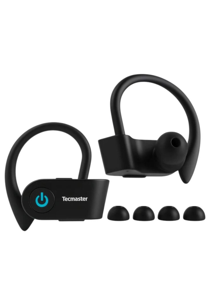 Audifonos Deportivos Bluetooth 5.0 EDR+TWS+ Asistente de Voz Negro