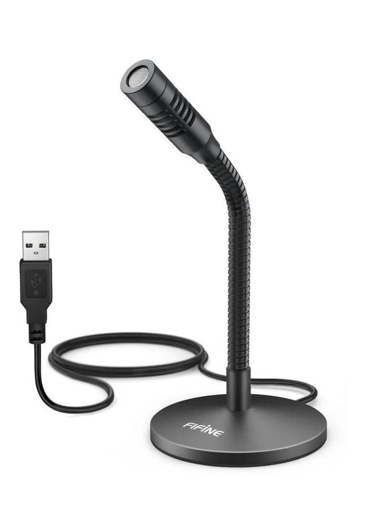 Microfono Usb Fifine K050B Flexible Condensador-0
