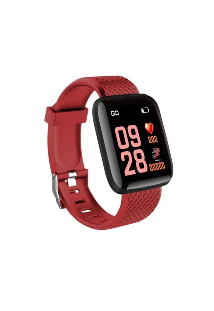 Smartwatch Touch Deportivo Multi Funciones Deportivas Rojo-1