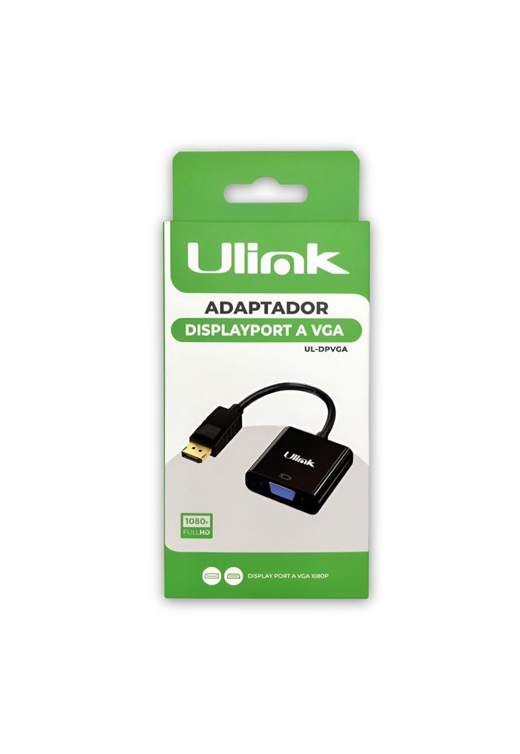 Adaptador de Video Display Port a VGA FHD UL-DPVGA-1