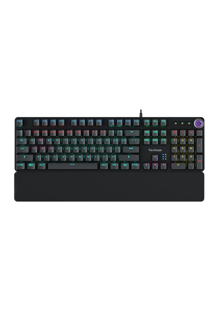Teclado Mecánico RGB con apoya Muñecas Gamer KU535 ViewSonic-0