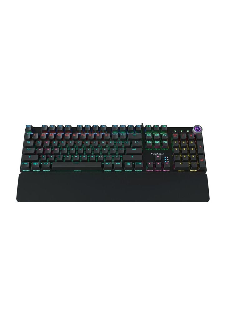 Teclado Mecánico RGB con apoya Muñecas Gamer KU535 ViewSonic-1