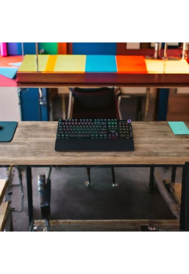 Teclado Mecánico RGB con apoya Muñecas Gamer KU535 ViewSonic-2