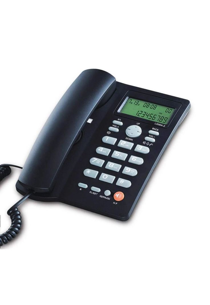 Teléfono De Red Fija Uniden Con Manos Libre Sobre Mesa 7413-4